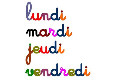 Image des jours de présence scolaire